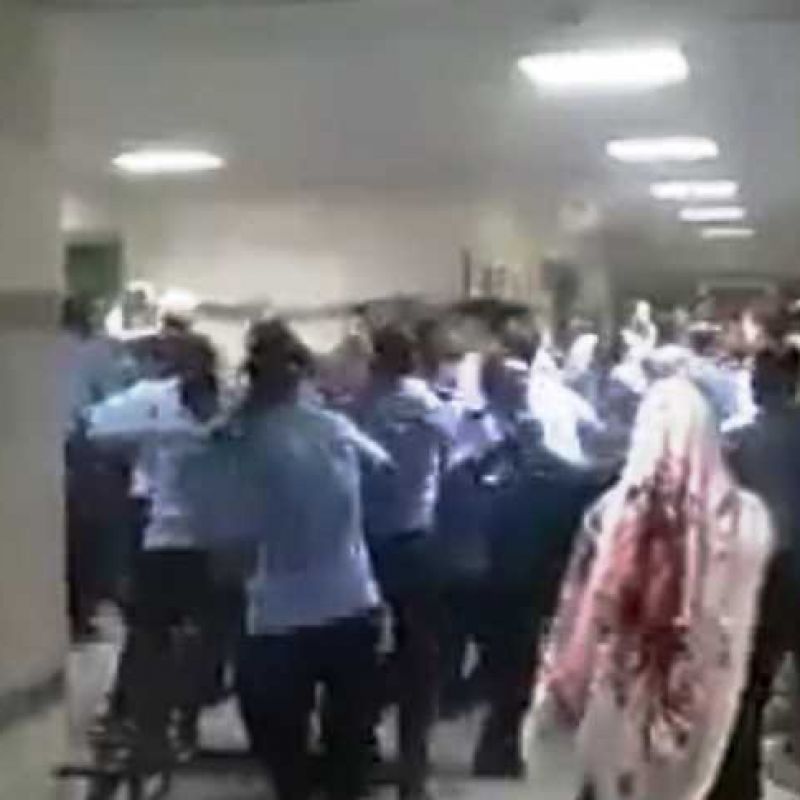اشتباكات بين أمن المستشفى الجامعى بسوهاج وأسرة مريض