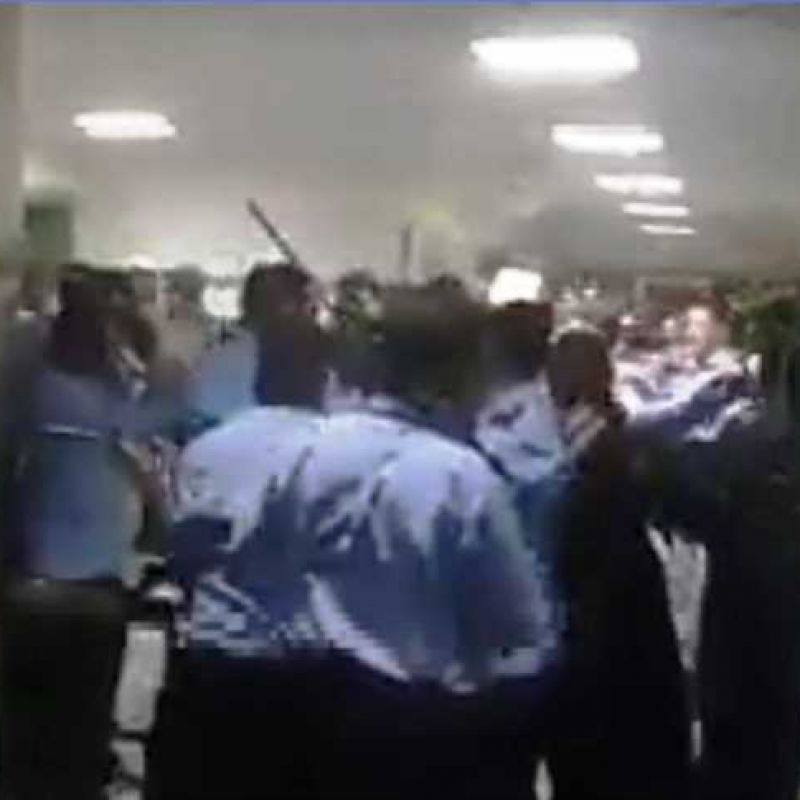 اشتباكات بين أمن المستشفى الجامعى بسوهاج وأسرة مريض