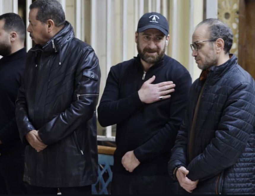 نجوم الفن يقدمون واجب العزاء للفنان نضال الشافعي في وفاة والدته