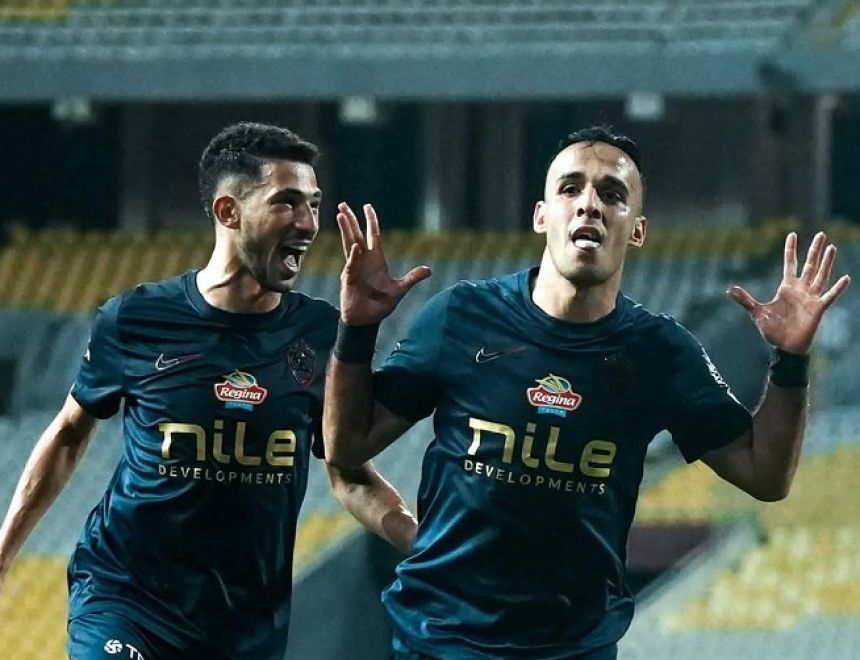  الأبيض يفرض كلمته.. الزمالك يعتلي القمة برباعية في مرمى المصري