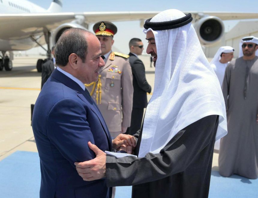 &laquo;المجالات التجارية والاستثمارية والتشاور بشأن الأزمات الإقليمية&raquo;.. تتصدر لقاء الرئيس السيسي وبن زايد