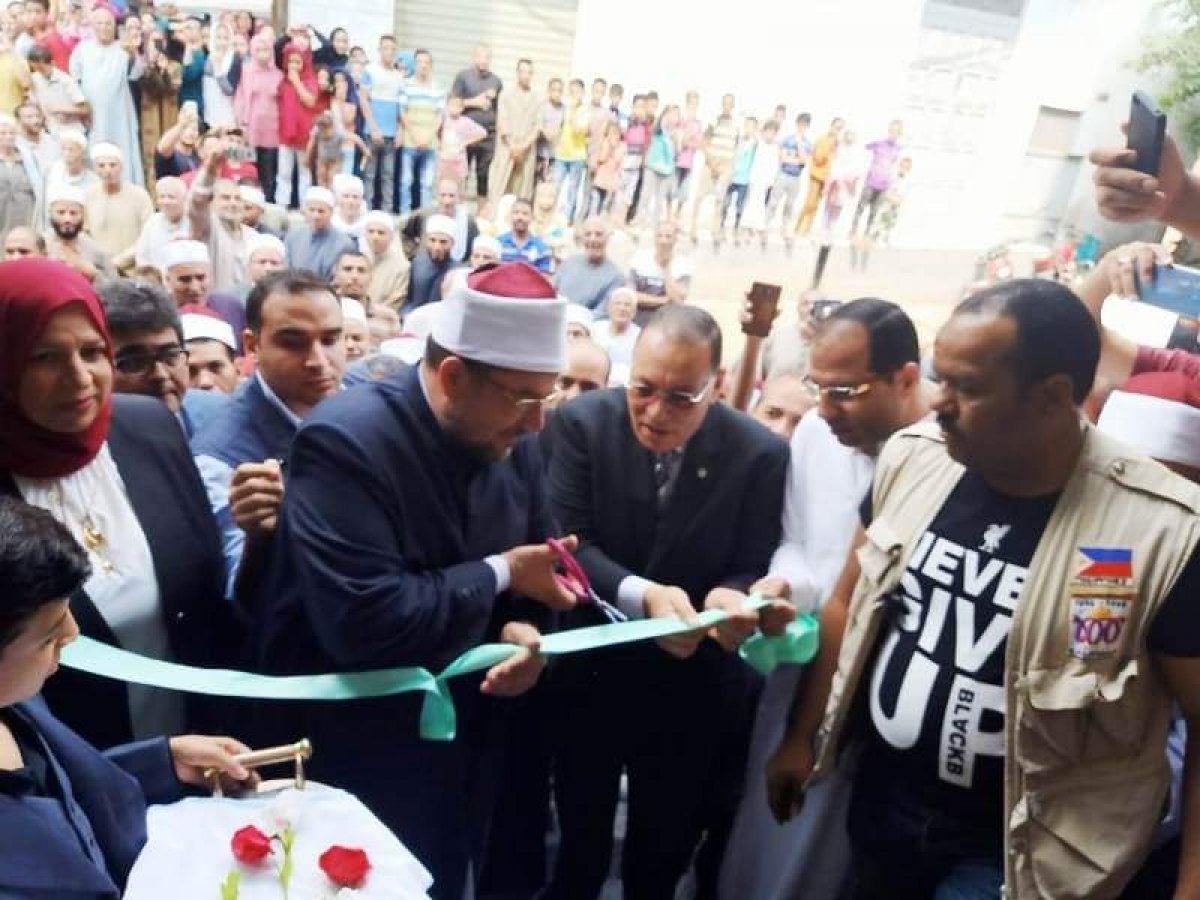 وزير الأوقاف ومحافظ الشرقية يفتتحان مسجد أبو عبيده بن الجراح بقرية ميت بشار بمركز ومدينة منيا القمح بتكلفة 6 مليون جنيه