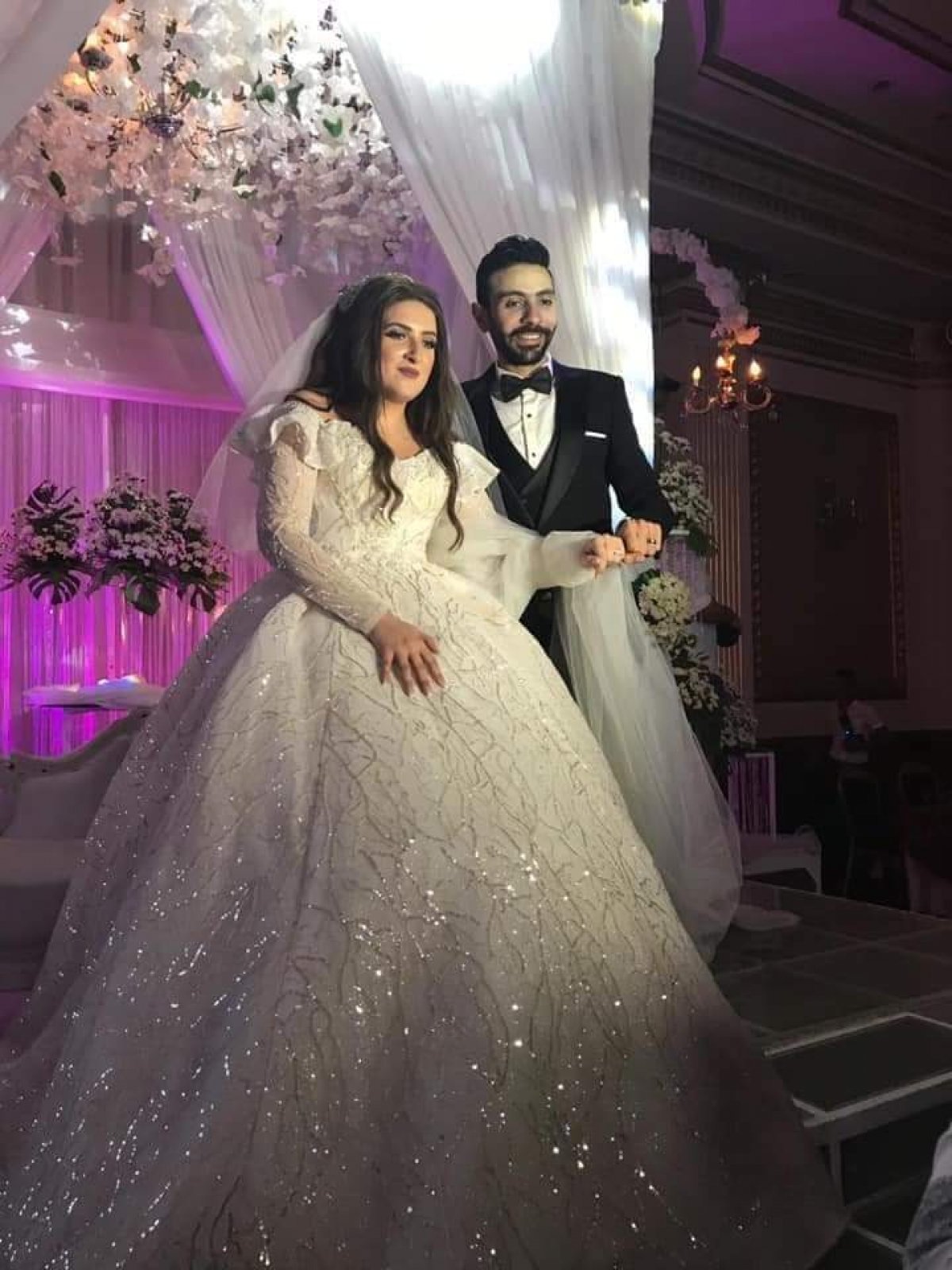 ليلة مليئة بالمحبة والبهجة والسعادة في حفل الزفاف السعيد