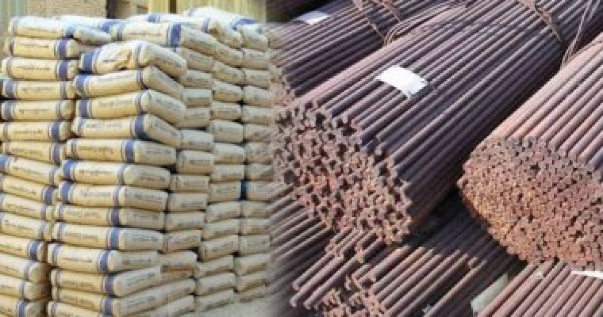 انخفاض أسعار الحديد لـ9800 جنيه للطن من المصنع.. والأسمنت بـ750 جنيها
