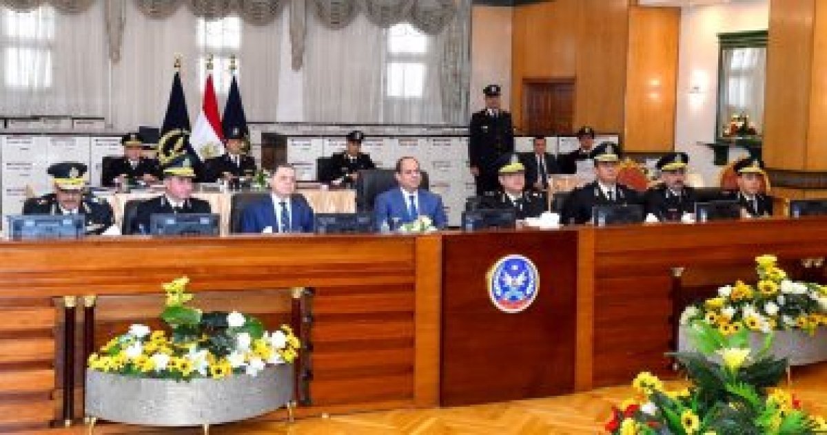 قام الرئيس عبد الفتاح السيسي بزيارة تفقدية لأكاديمية الشرطة