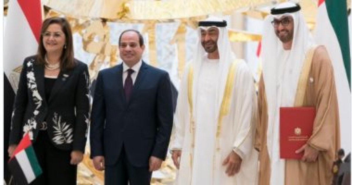 وكالة الأنباء الاماراتية، تناولت مباحثات الشيخ محمد بن زايد والرئيس المصري