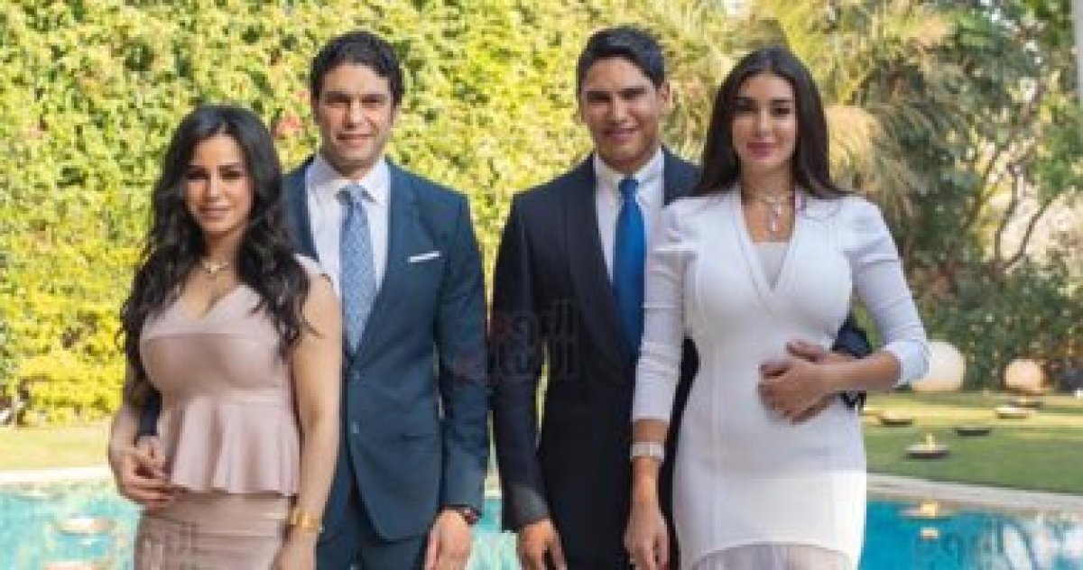 عقد قران رجل الأعمال أحمد أبو هشيمة، على الفنانة ياسمين صبرى، فى أجواء بسيطة بحضور أفراد الأسرتين.