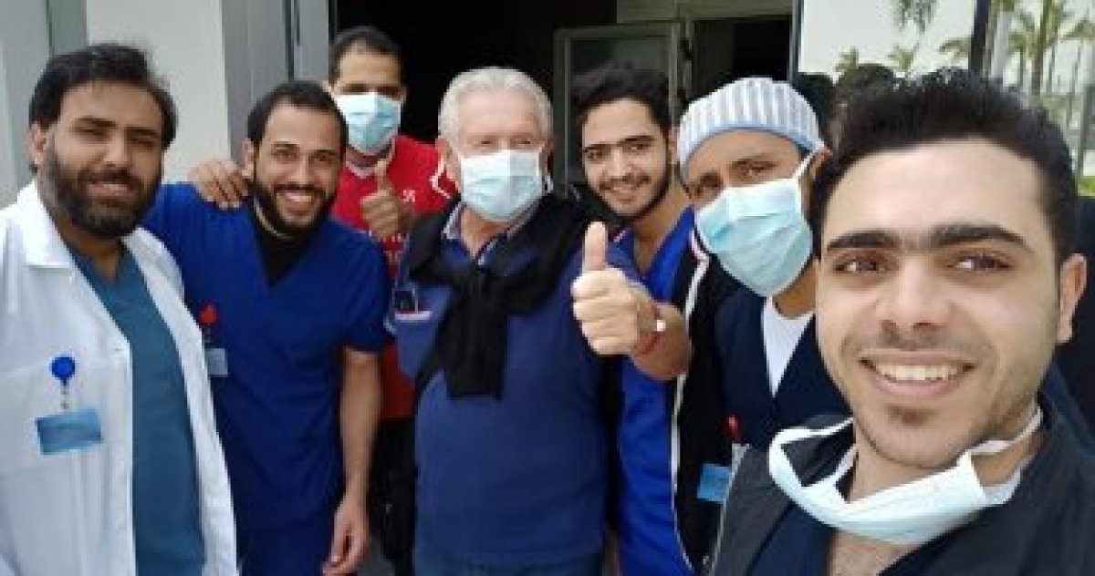 إيطالى بعد خروجه من الحجر الصحى انتصرت على كورنا وشكرًا مصر