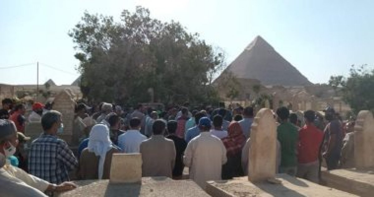 أهالي نزلة السمان يشيعون جنازة خيال فقد حياته على يد عامل بسبب طيارة ورق