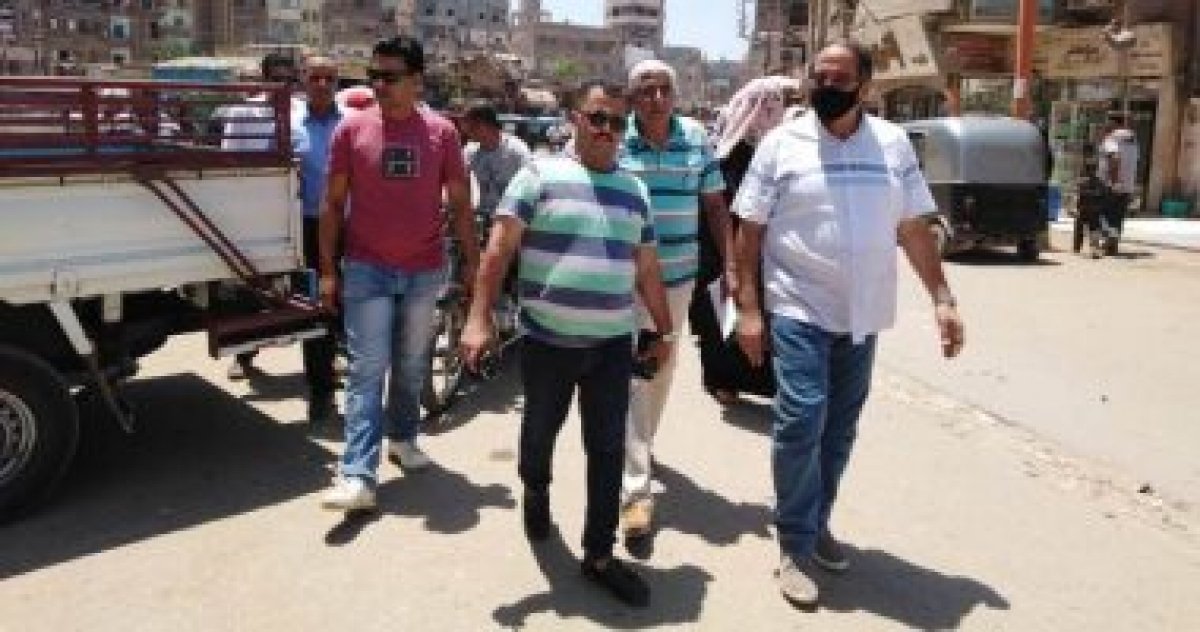 48 حالة اشغال فى حملات مكبرة بالزقازيق ومنيا القمح