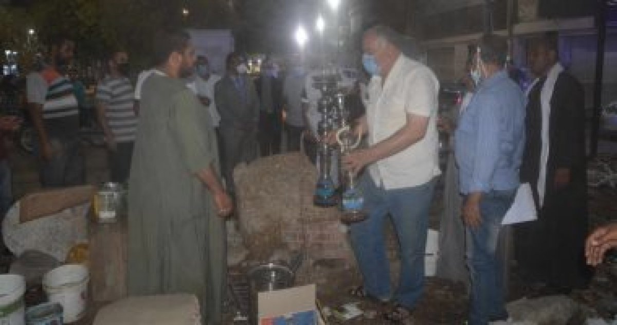 محافظ المنيا يوجه بتنفيذ حملات لإزالة الإشغالات بالشوارع والميادين.