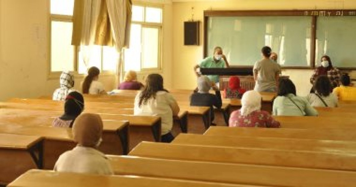 2884 طالبا وطالبة يؤدون اختبارات القدرات بكليات جامعة المنيا.. صور