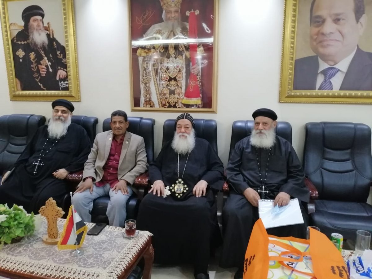 محافظ أسوان يستجيب لطلب  كنيسة الملاك ميخائيل بدراو 