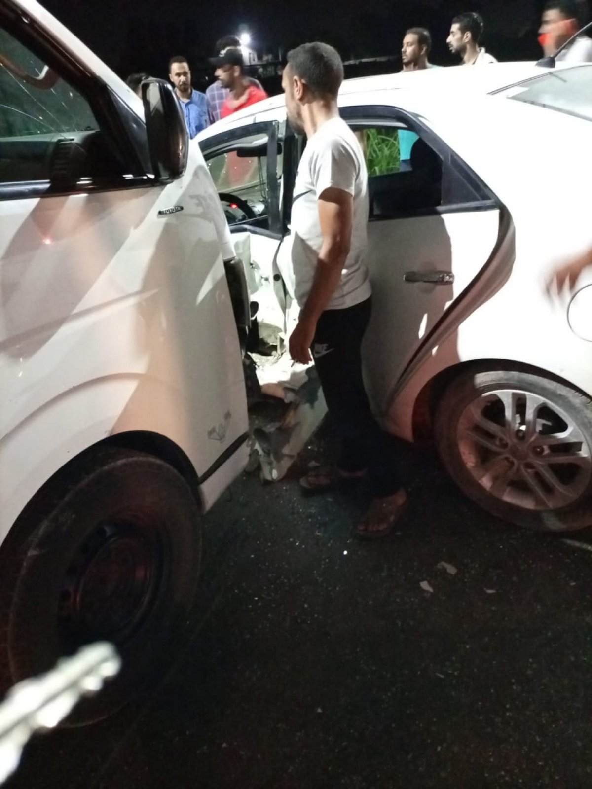 حادث طريق بالزقازيق