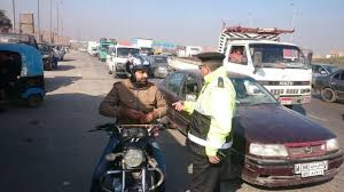 ضبط 15 دراجة بخارية بدون لوحات معدنية فى الجيزة