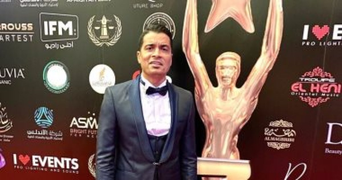 حسن شاكوش يوجه الشكر لجمهوره بعد تكريمه فى مهرجان "أوسكار ليبيا"