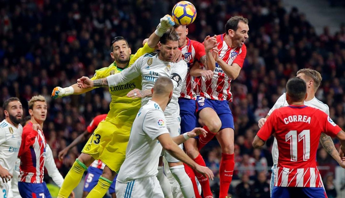 "ديربي ناري" ريال مدريد يلاقي أتليتكو مدريد اليوم في الدوري الاسباني