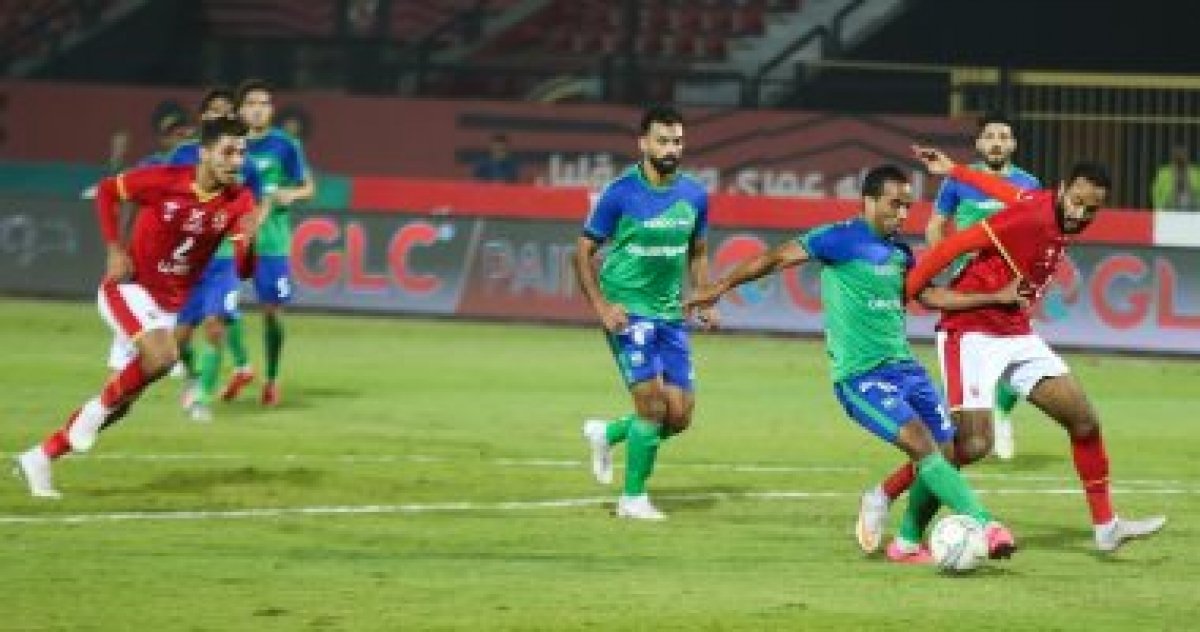 الأهلي يفتتح حسابه ببنك "الدرع 43" بثلاثية فى المقاصة