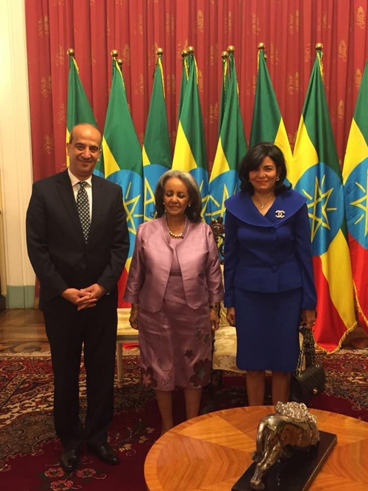 السفير المصري بأديس أبابا يقدم أوراق اعتماده لرئيسة إثيوبيا