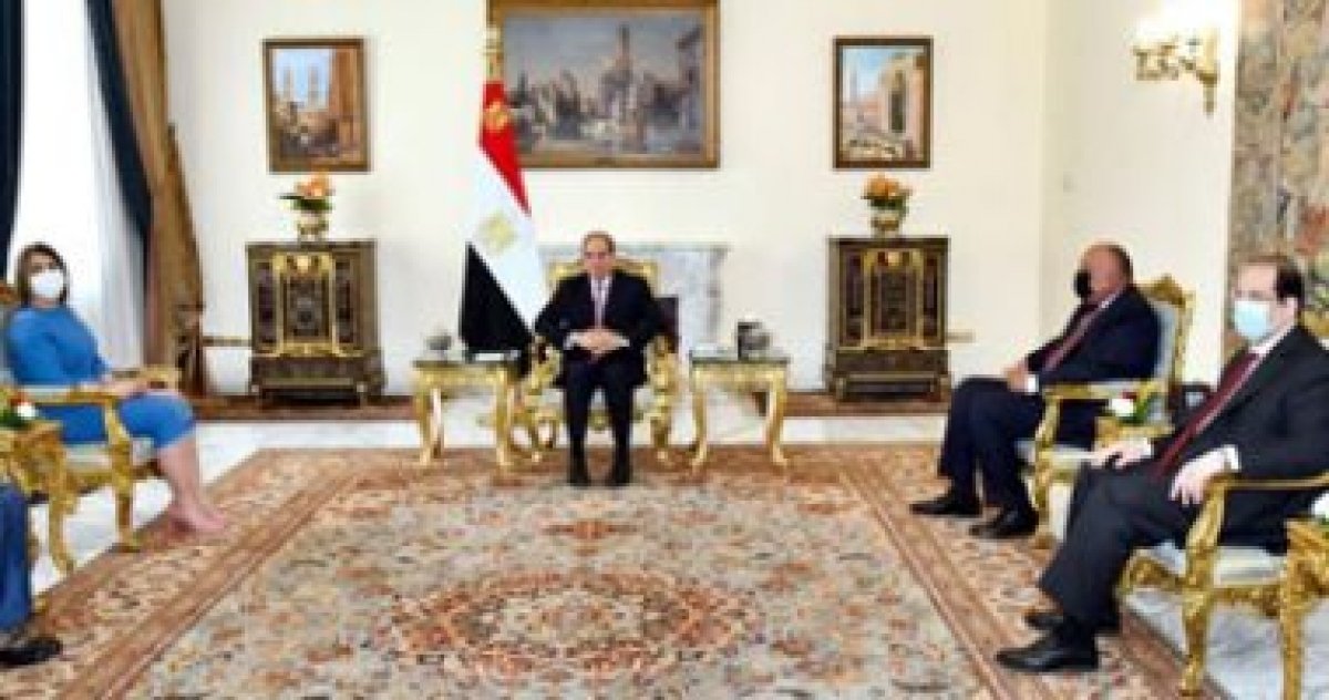 الرئيس السيسي يستقبل وزيرة خارجية ليبيا ويؤكد دعم المجلس الرئاسى والحكومة