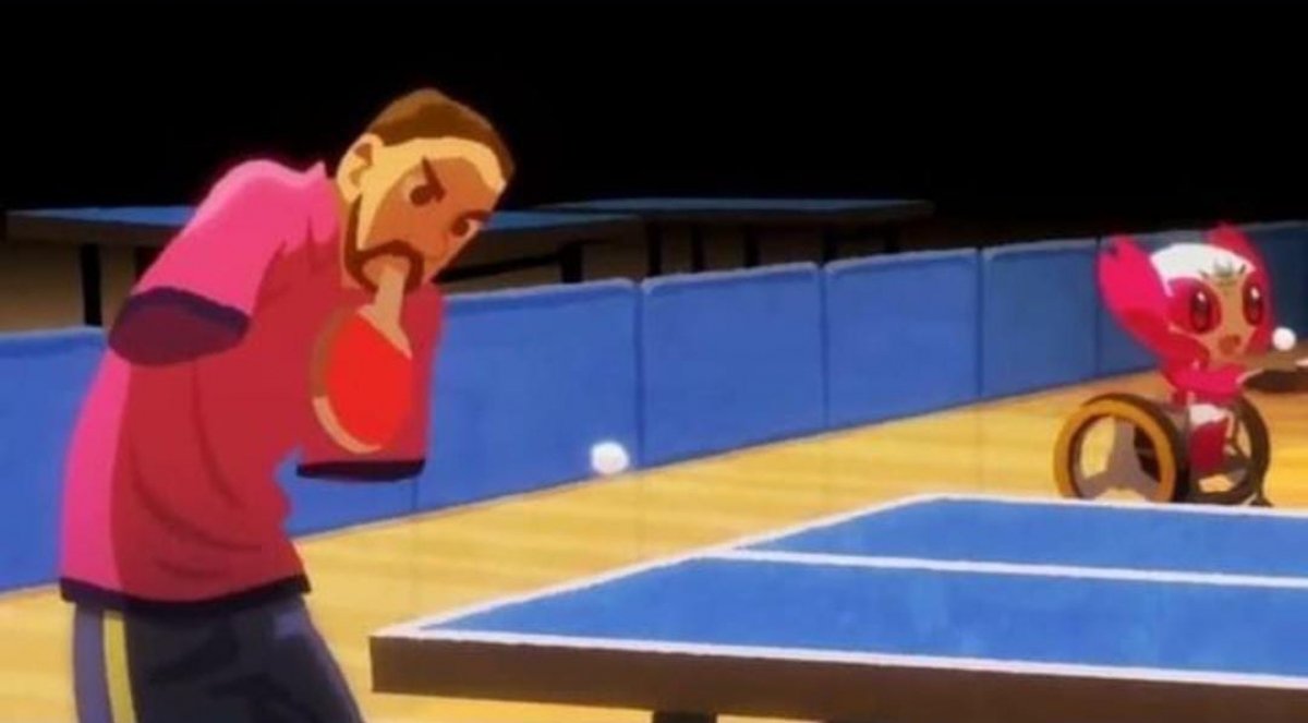 الاسطوره البارالمبية ابراهيم حمدتو أول رياضي "انمي" 