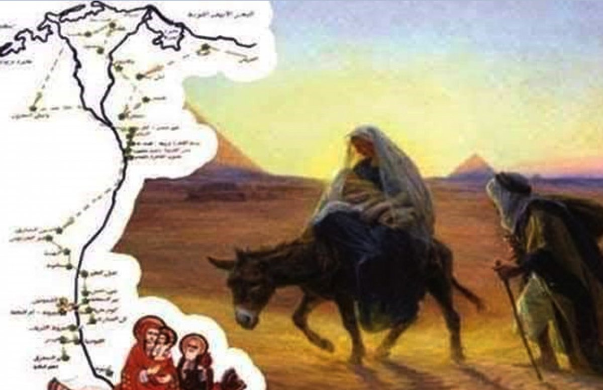 تعرف على مسار رحلة العائلة المقدسة في أرض مصر