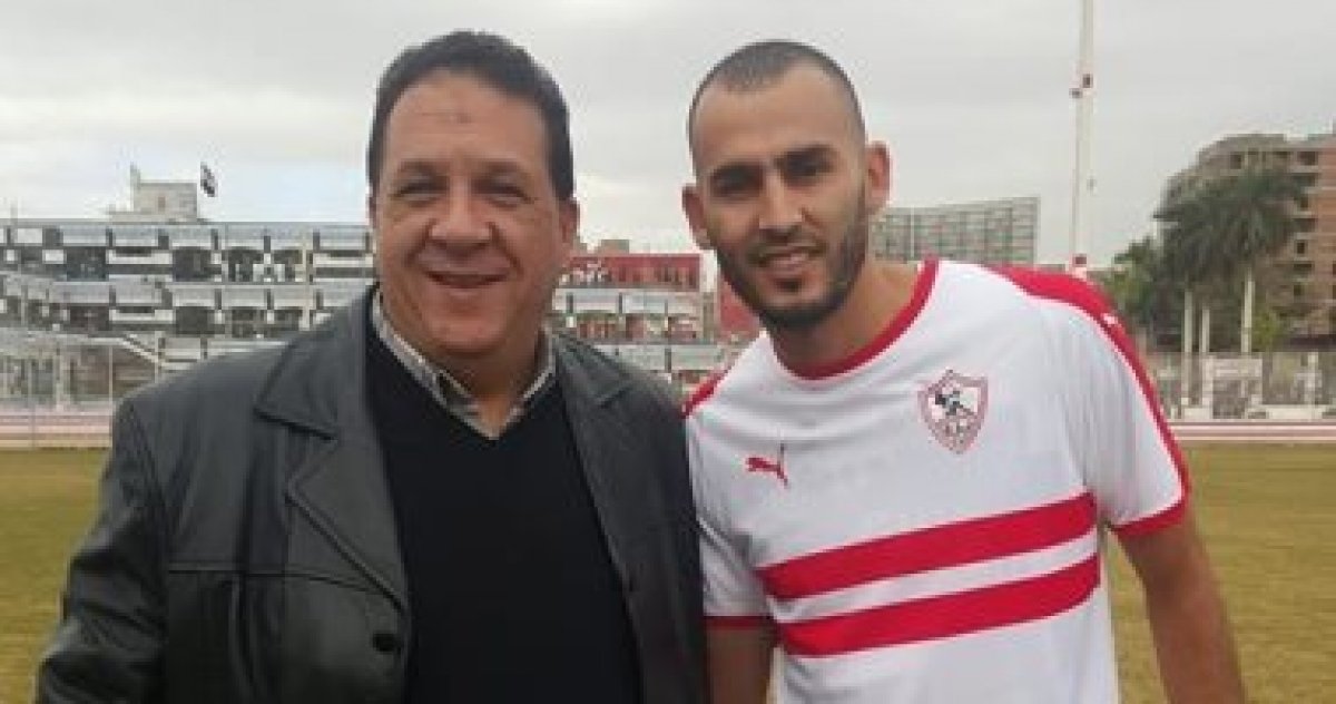 يظهر المغربى خالد بوطيب، مهاجم الزمالك الجديد، فى مران فريقه لأول مرة غدا الثلاثاء