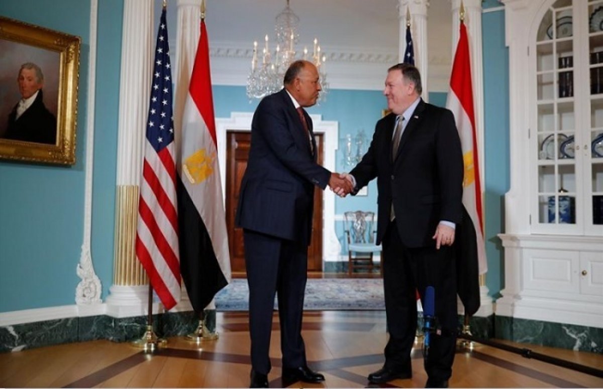 مؤتمر صحفي لوزيري خارجية مصر وأمريكا