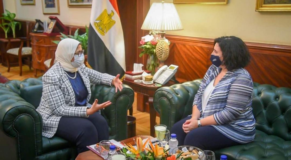 وزيرة الصحة تستقبل ممثل هيئة الأمم المتحدة للمرأة بمصر لبحث تعزيز التعاون في البرامج الصحية والتنموية للمرأة 