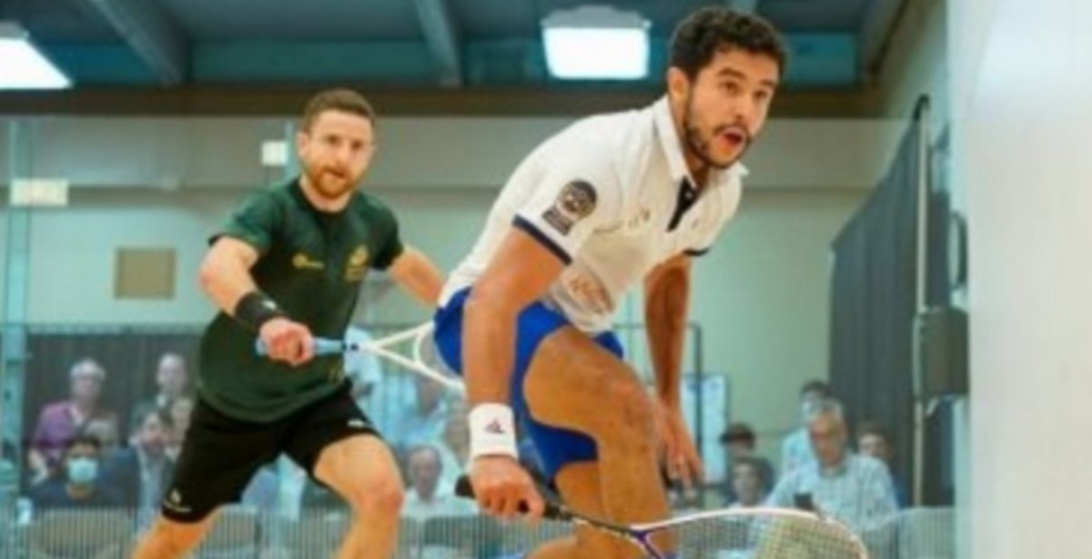 محمد الشربيني في نهائي بطولة كليفلاند كلاسيك للأسكواش