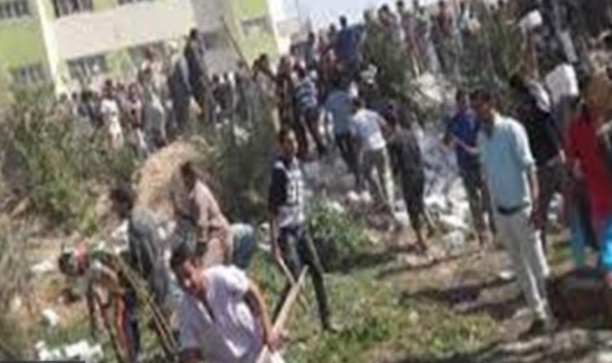 إصابة موظف بالمنيا اليوم 