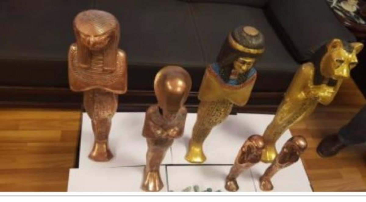 القبض علي ٣ أشخاض بتهمة التنقيب عن الآثار في منزل بأبو النمرس