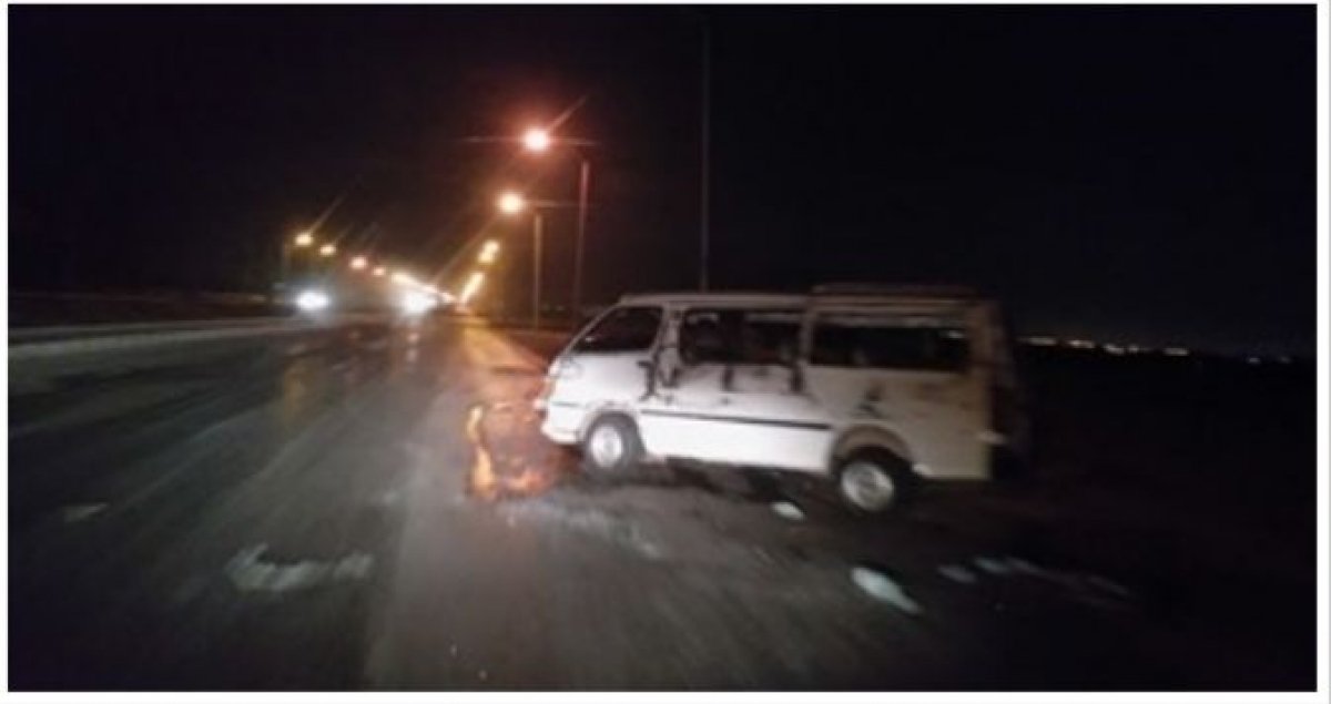 إصابة ٨ أشخاص إثر حادث إنقلاب ميكروباص بمحور كورنيش النيل اتجاه حلوان