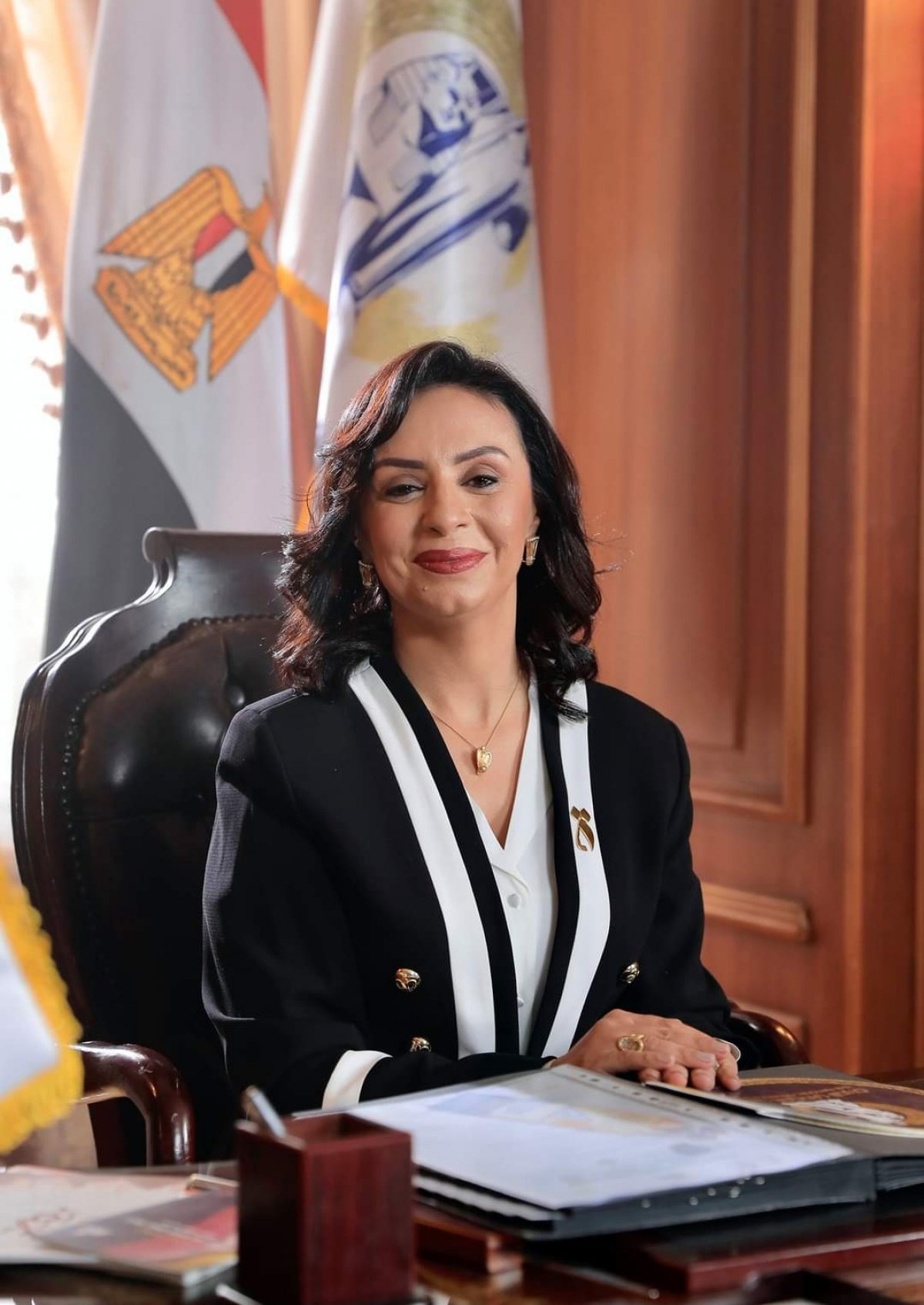 «مايا مرسي» تغادر القاهرة إلى جنيف على أس وفد مصري.