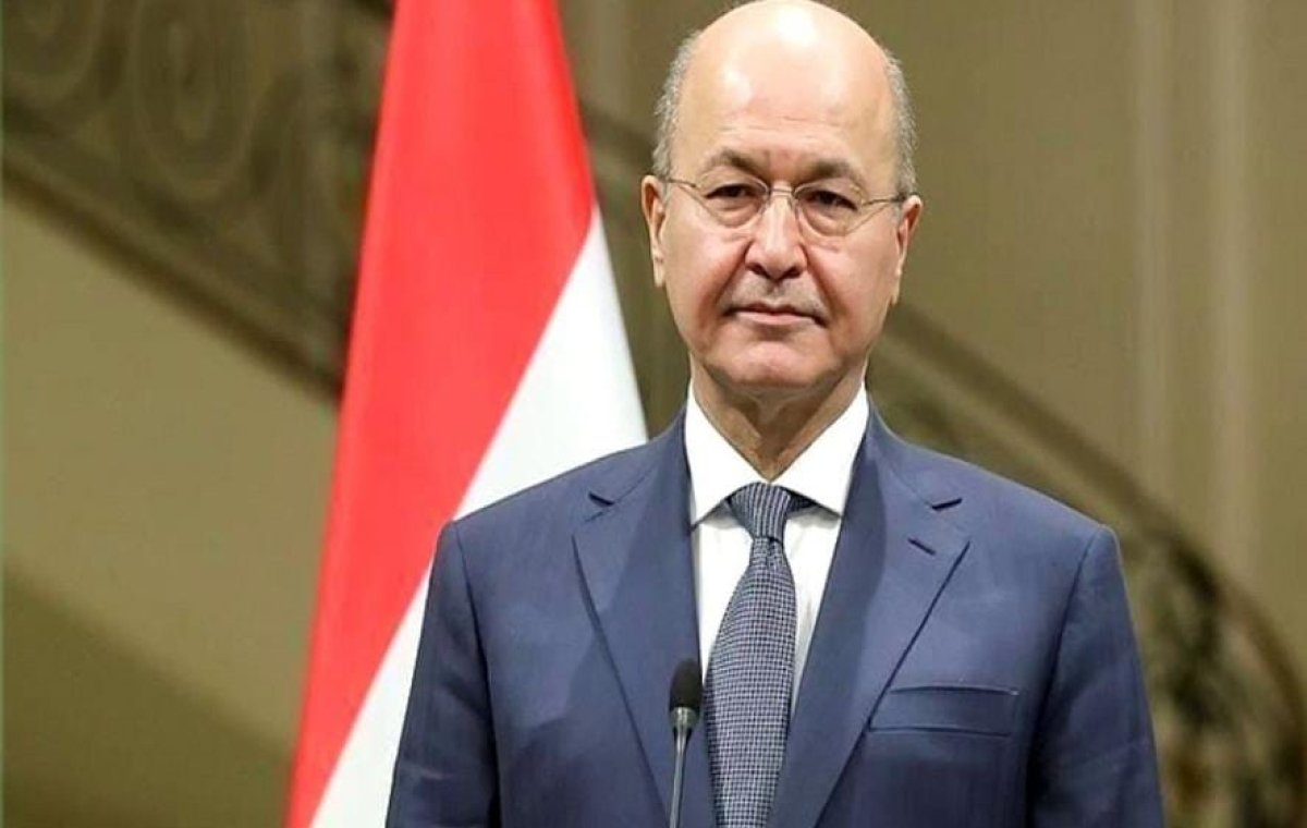 إحتجاجات أمام الرئيس العراقي