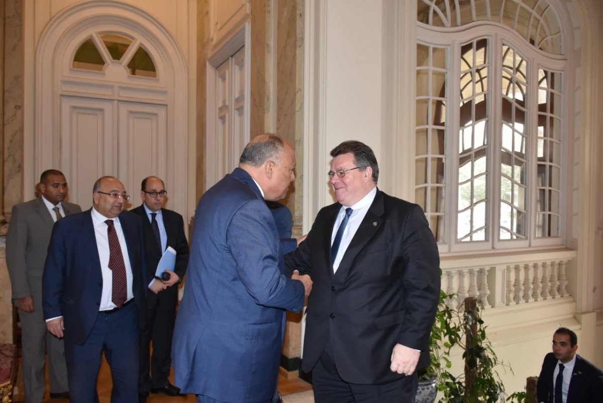 استقبل وزير الخارجية سامح شكري، اليوم الأربعاء، نظيره الليتواني "ليناس لينكوفيتشيوس