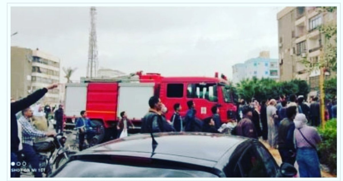 إشتعال حريق بشقة في الوراق وإصابة طفلين