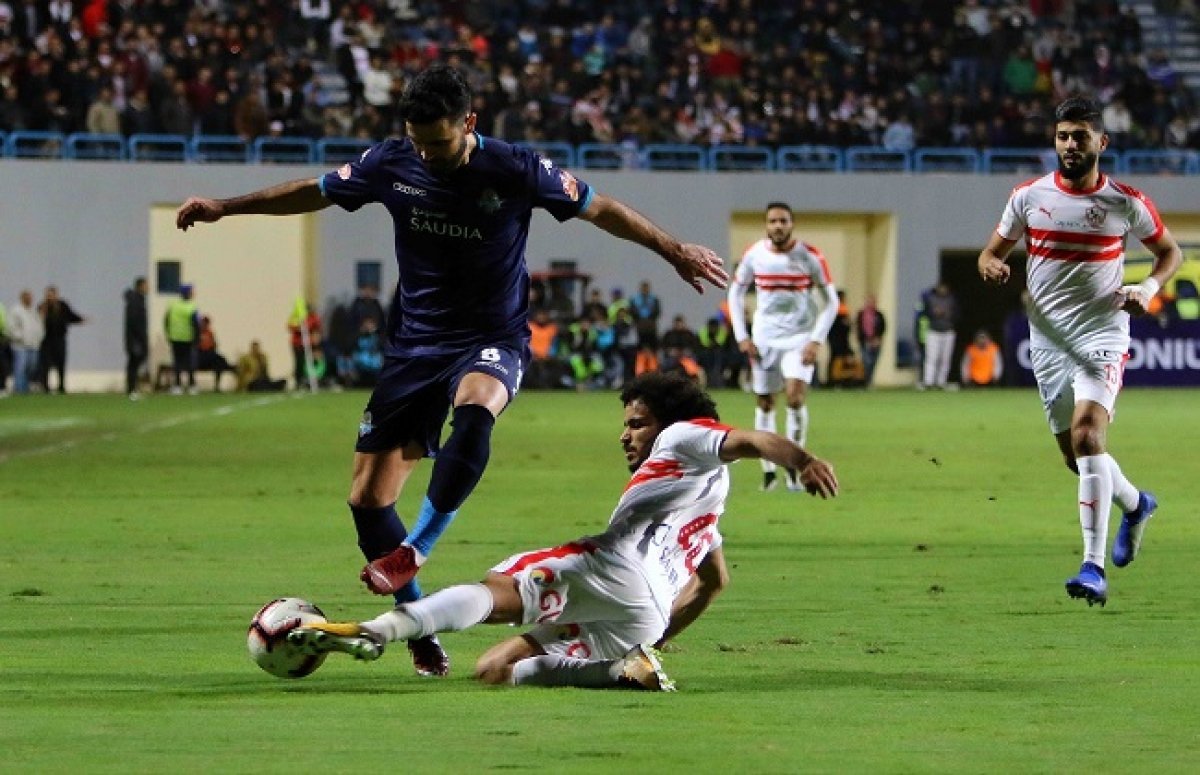 الزمالك وبيراميدز حبايب  تنتهى بالتعادل 3-3
