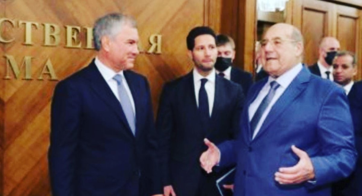 رئيس مجلس الشيوخ يلتقي بنظيره في روسيا