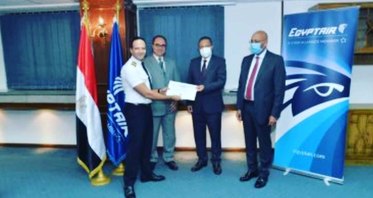 شباب الأحزاب تكرم الكابتن الطيار محمد الصعيدي