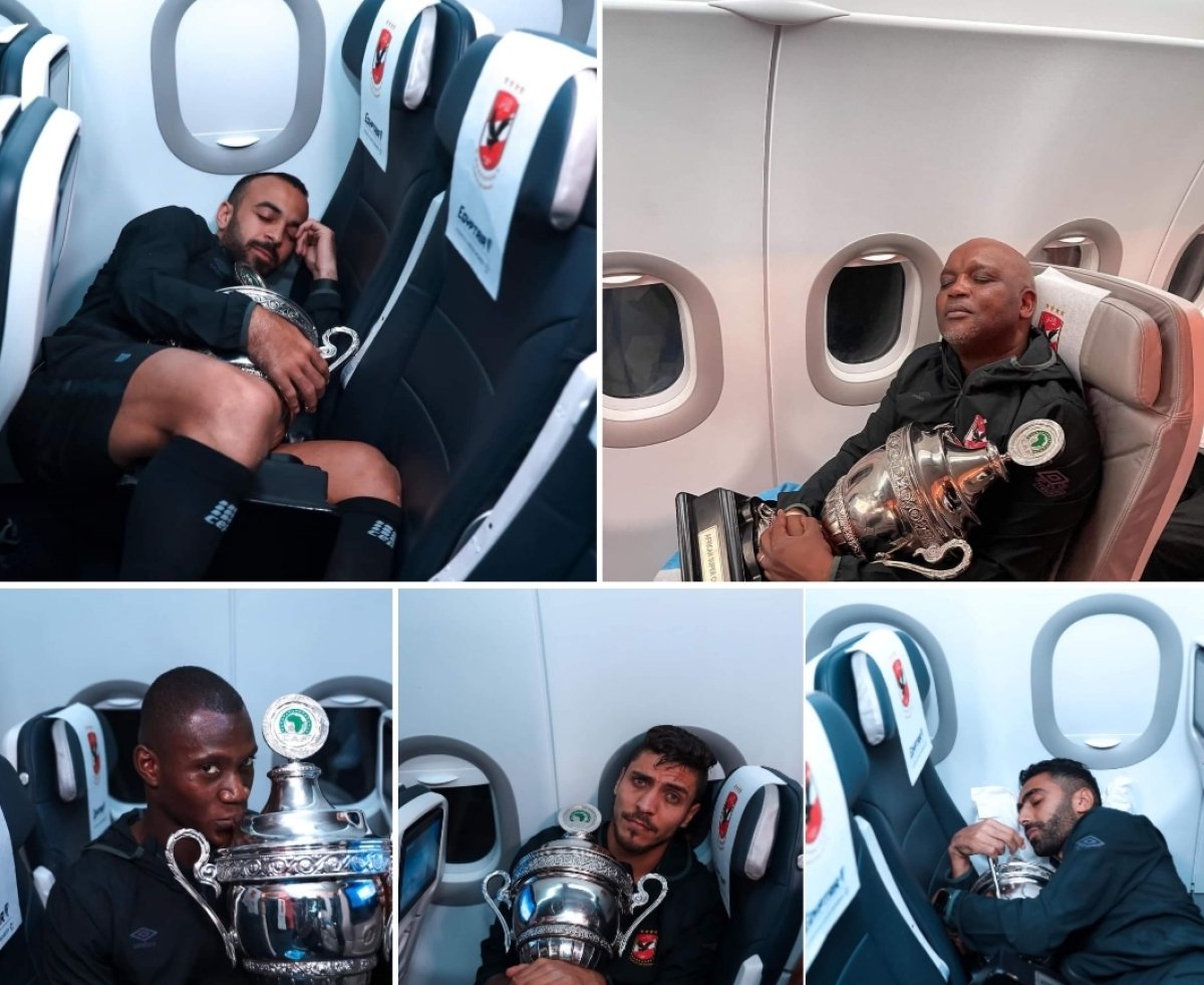 بعثة المارد الأحمر وصلت مطار القاهرة منذ قليل 