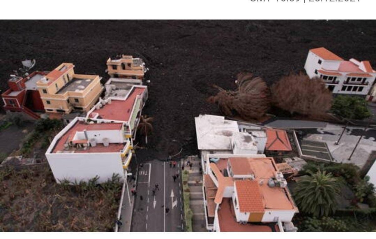 إنتهاء ثوران بركان جزيرة لا بالما بعد نشاطه لمدة 80 يوم