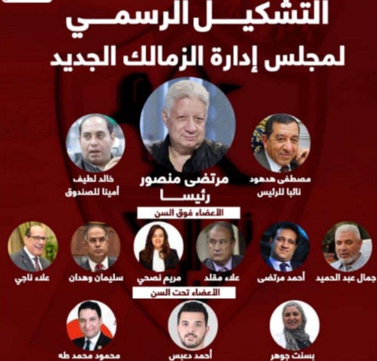 الزمالك يعلن عن مجلس الإدارة الجديد 