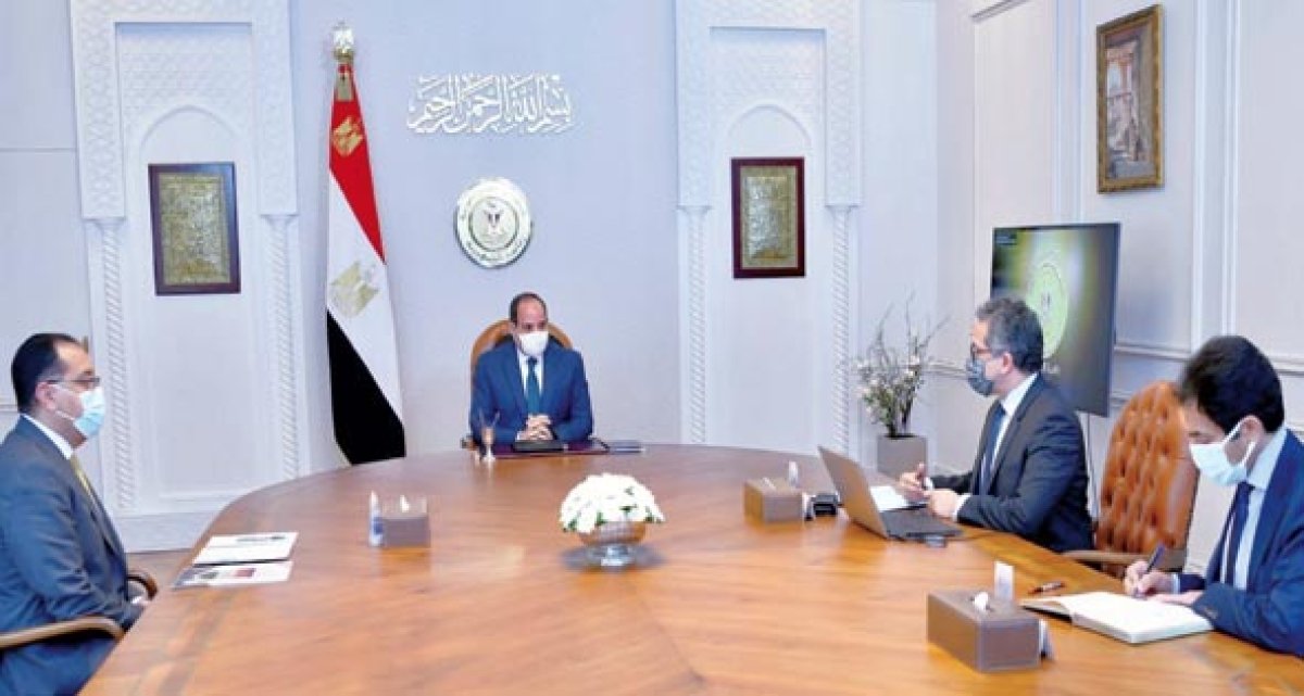 الرئيس: ضرورة ضمان تمتع السائحين بكافة أشكال الرعاية وحسن الإقامة