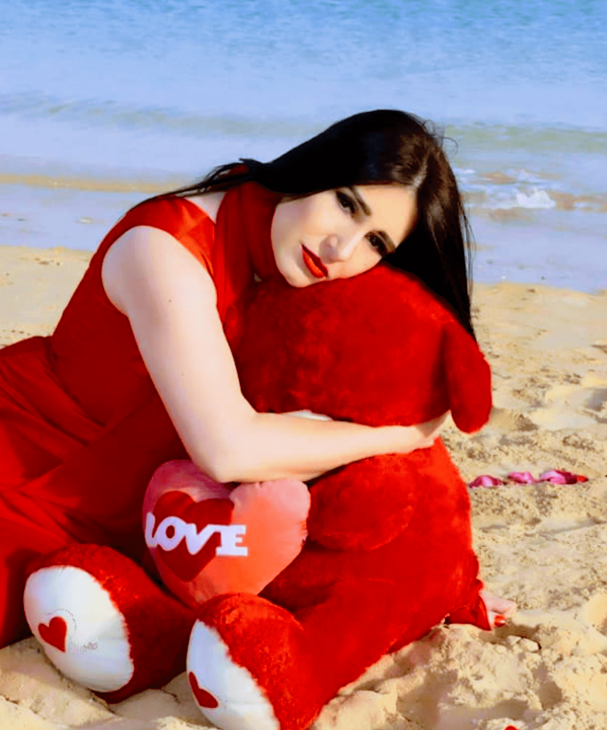 احتفلت الفنانة ميرنا وليد بالفلانتين على طريقتها الخاصة