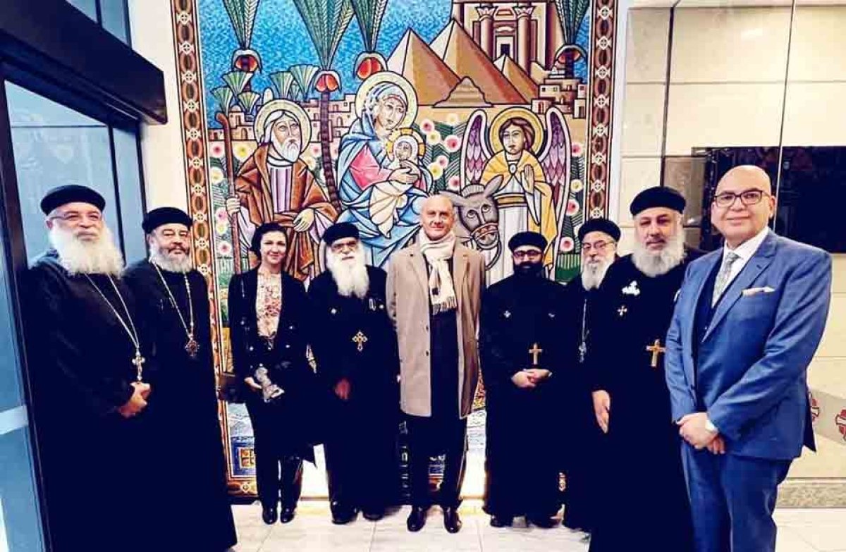 القنصل العام المصري في ملبورن يزور مقر الأبرشية الأرثوذكسية