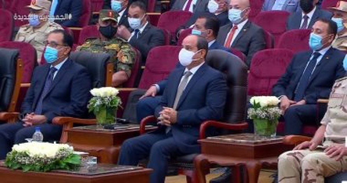 بدء فعاليات افتتاح مشروعات الإنتاج الحيوانى والألبان بحضور الرئيس السيسي
