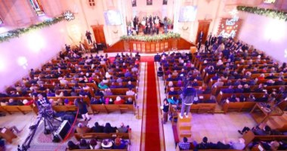 الكنيسة الإنجيلية تحتفل بعيد الميلاد المجيد بقصر الدوبارة