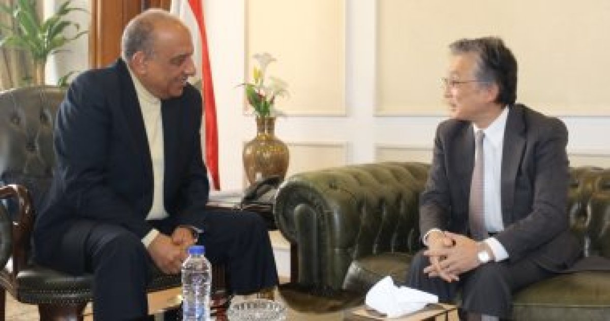 وزير قطاع الأعمال يبحث مع سفير اليابان تعزيز فرص الشراكة والتعاون الاقتصادى