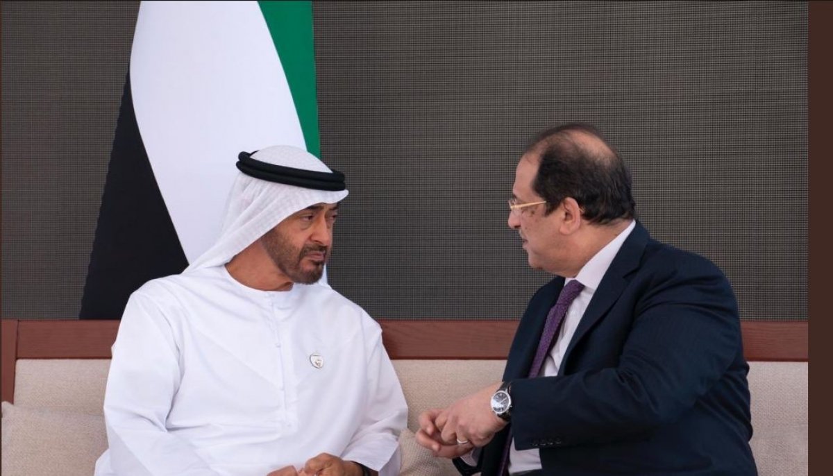 استقبل ولى عهد أبو ظبى الشيخ محمد بن زايد، رئيس جهاز المخابرات العامة المصرية